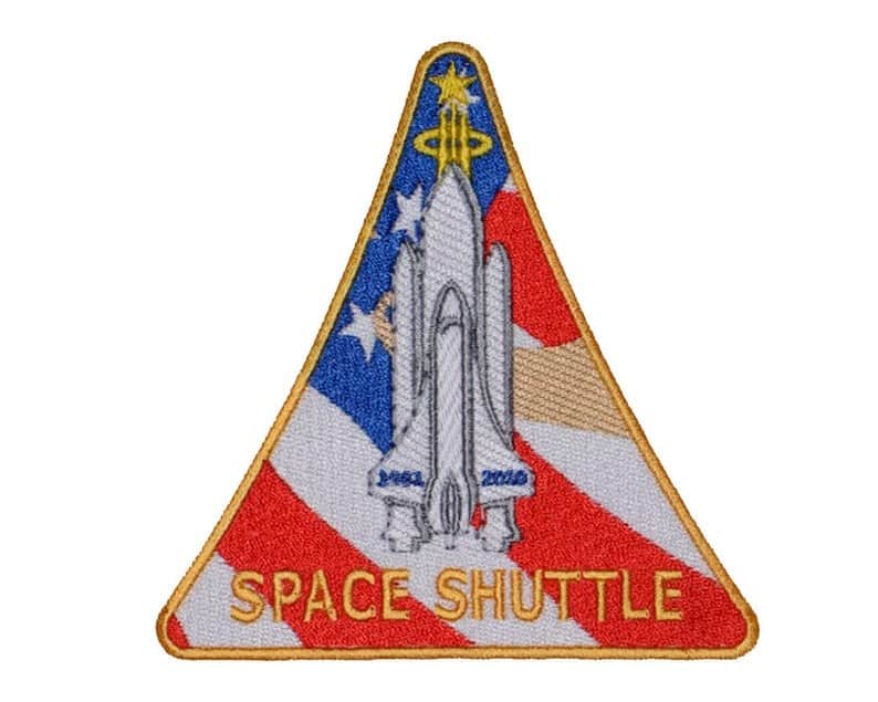 NASA Space Shuttle spacecraft Embroidered Sew-on/Iron-on/Velcro Patch