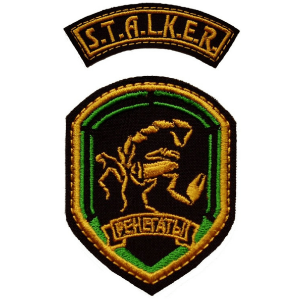 S.T.A.L.K.E.R. embroidered “Renegades" faction Scorpion set of 2 Halloween gift Sleeve patches