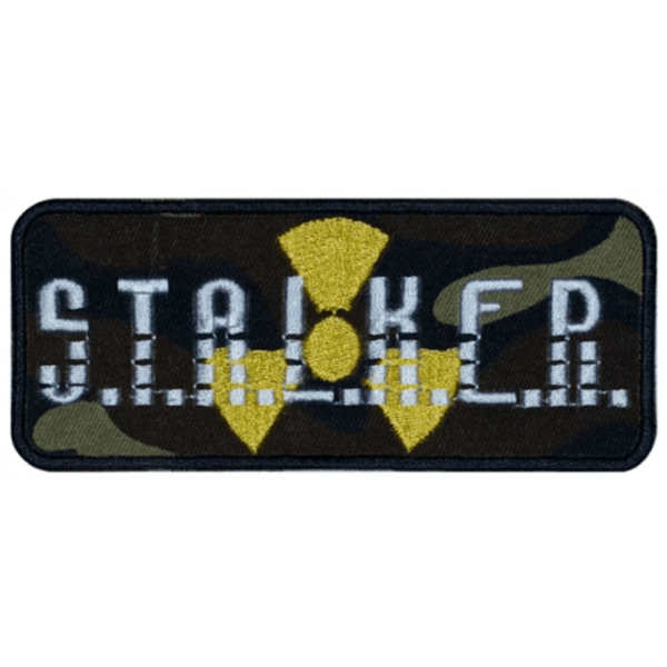 STALKER Radiation Camouflage Patch - Embroidered Design Gift Patch, Stalker Embroidery Patch