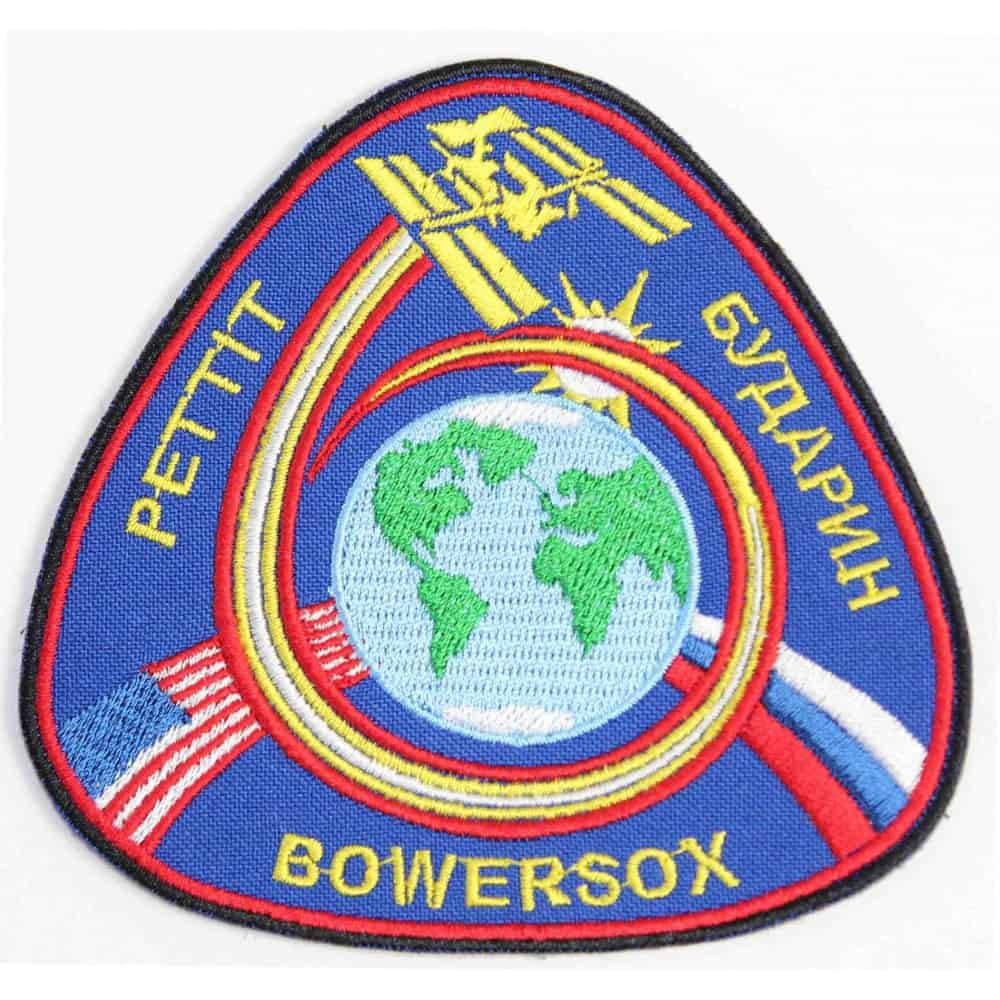ISS Expedition 6 Space Mission Embroidered Sew-on / Iron-on / Velcro Sleeve Patch