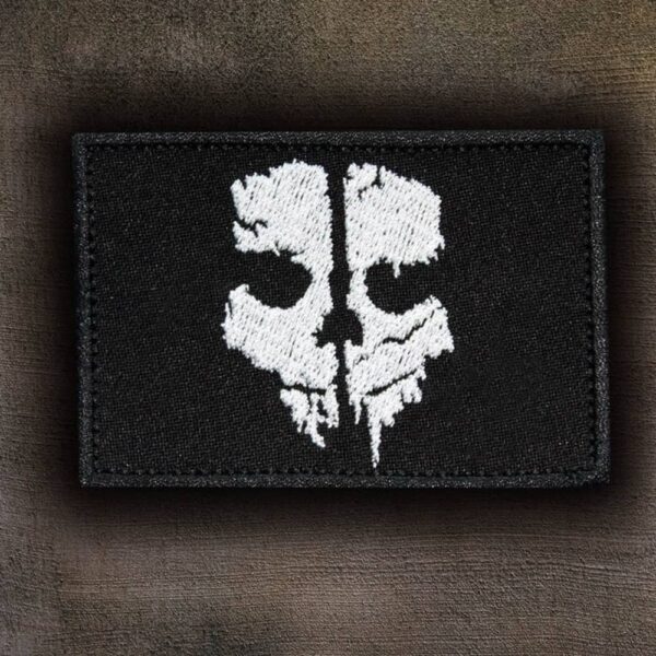 Ghost Patch - Call of Duty Embroidered Patch