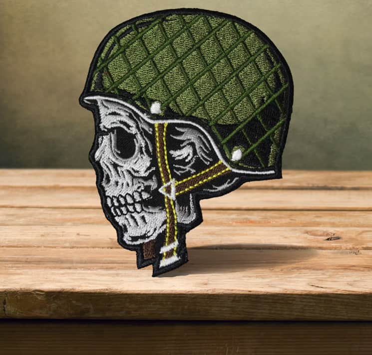 Military Skull in the Helm