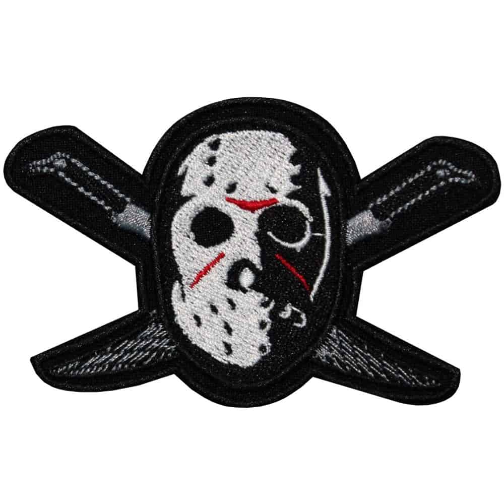 Jason Voorhees patch Friday the 13th movie gift