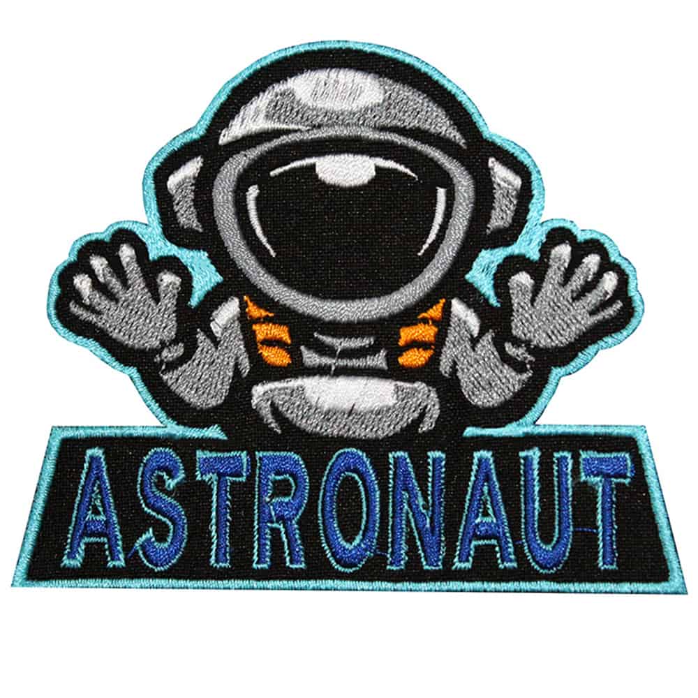 Astronaut Iron on Embroidery Patch for Space Lovers