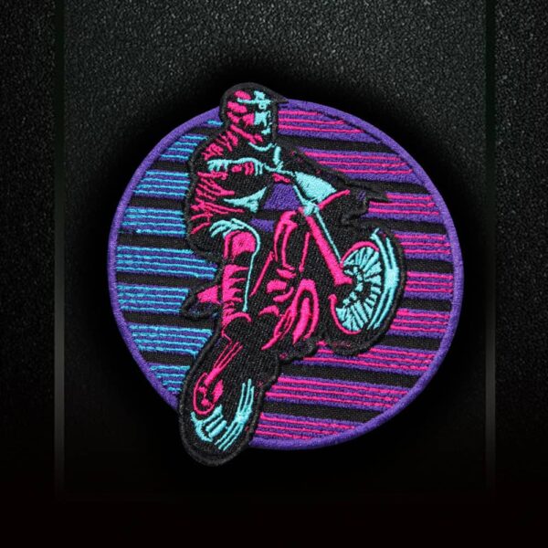 CYBERPUNK 2077 Motorcycle Embroidered Sew-on/Iron-on/Velcro Patch
