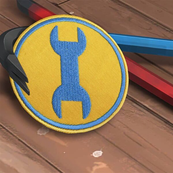 Team Fortress 2 Engineer blue embroidered patch Sew-on / Iron-on / Velcro TF2 gift