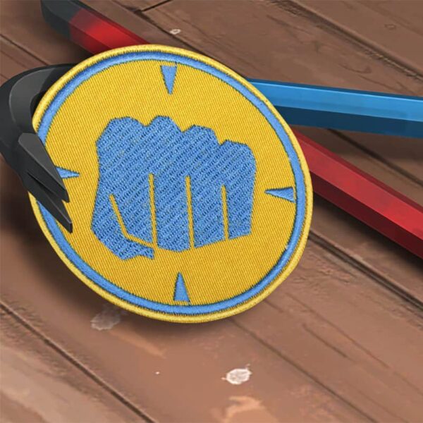 TF2 Heavy blue patch embroidered patch Sew-on / Iron-on / Velcro Team Fortress 2 patch gift