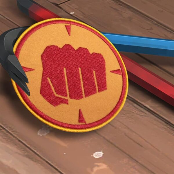 TF2 Heavy red patch embroidered patch Sew-on / Iron-on / Velcro Team Fortress 2 patch gift