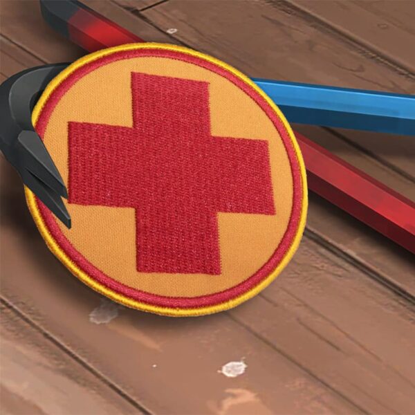 Team Fortress 2 Medic red embroidered patch Sew-on / Iron-on / Velcro TF2 gift