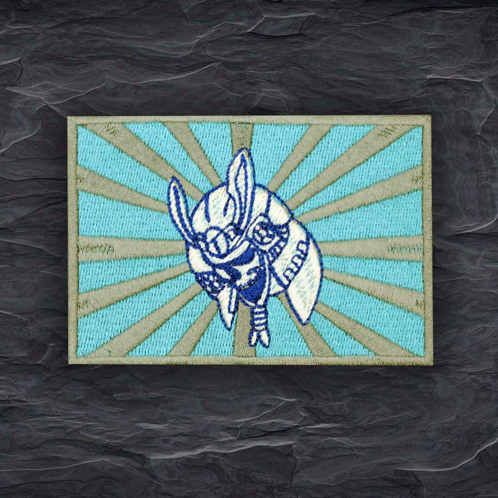 Ghost Japan Samurai Ronin Embroidered Sew-on patch 4