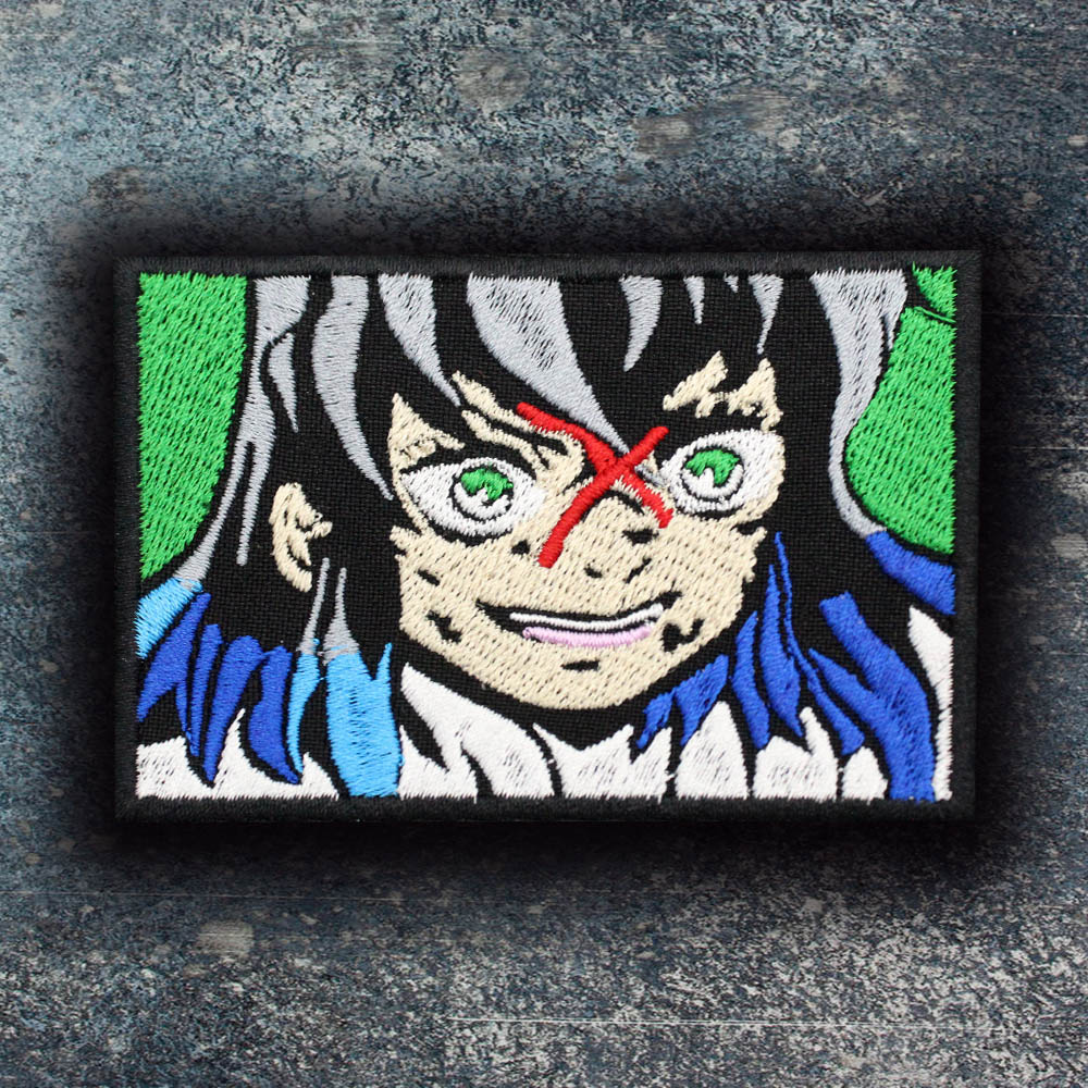 Embroidered Inosuke patch from Demon Slayer anime