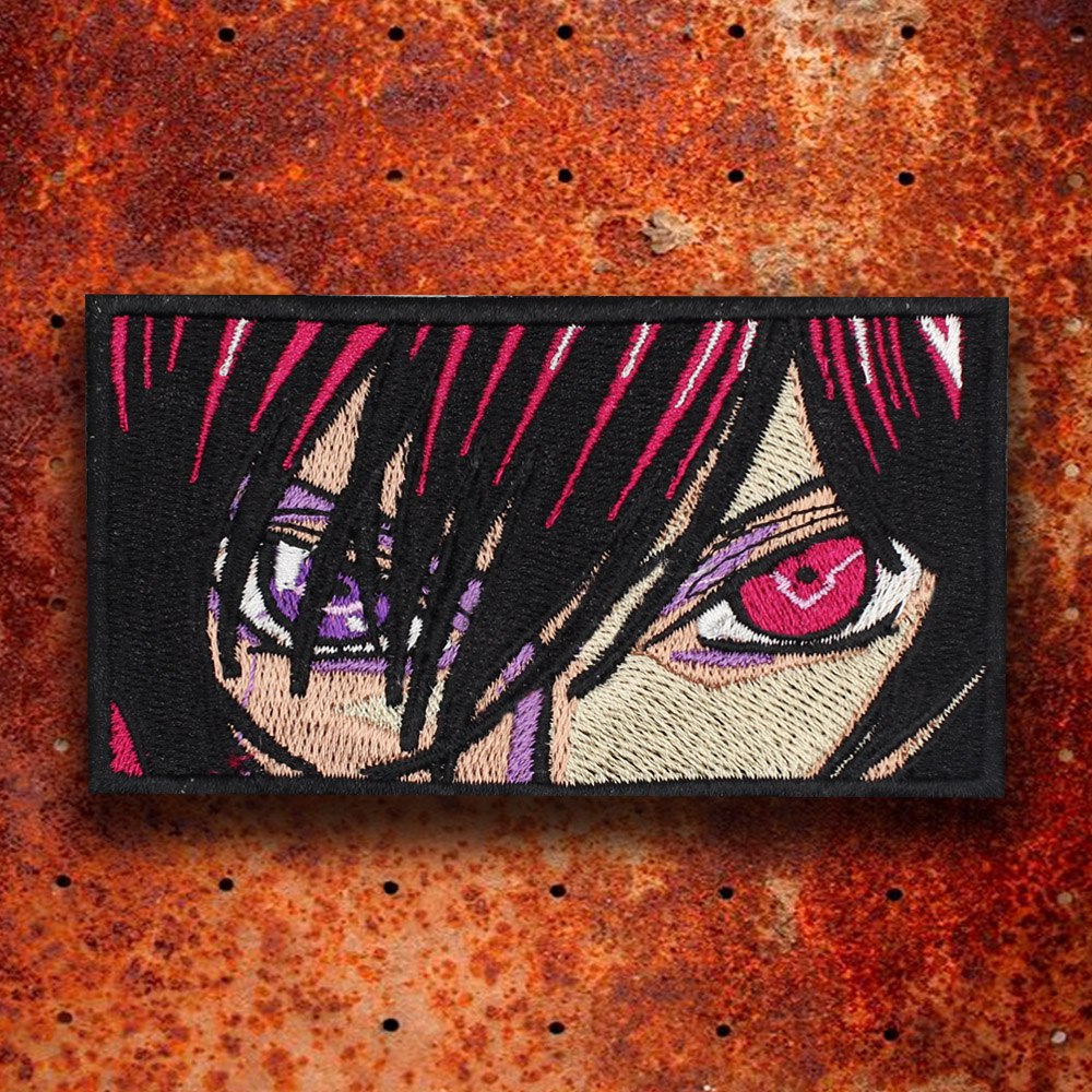 Code Geass Anime LeLouch Eyes Embroidered Patch – Sew-On, Iron-On, Velcro